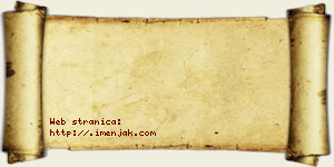 Janko Šegrt vizit kartica